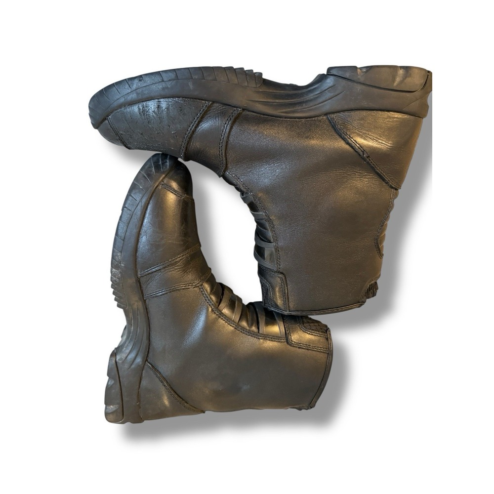 Sedici Hipora Motorcycle Boots‎ Unisex 10US 43 Black Leather Waterproof